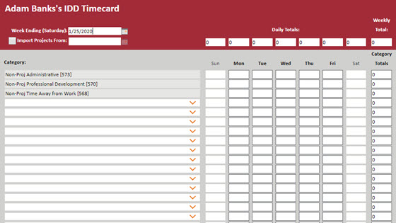OET Timesite Web App
